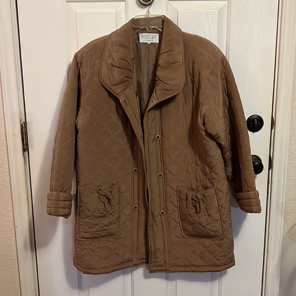 Whitney 100% Washed silk quilted jacket
